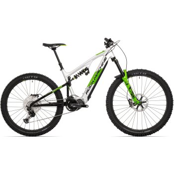 ROCK MACHINE Blizzard e90-297 RZ, LESK STŘÍBRNÁ/ČERNÁ/DVOJITÁ ZELENÁ