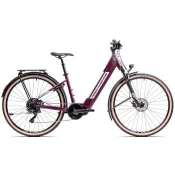 ROCK MACHINE Crossride INT e450 Lady Touring Matte Crimson/Silver