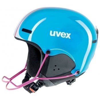 UVEX helma HLMT 5 JUNIOR RACE, cyan-pink (S566174400*)