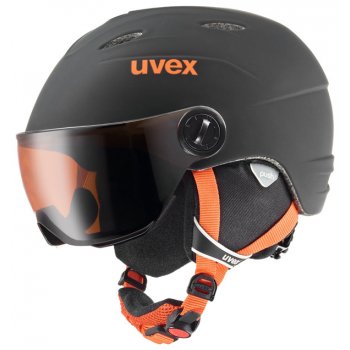 UVEX helma JUNIOR VISOR PRO, black-orange mat (S566191280*)
