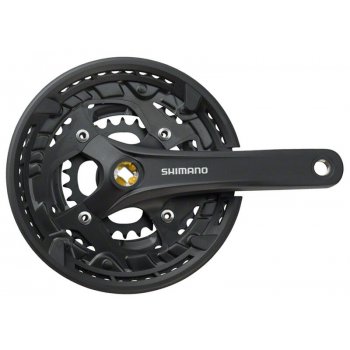 SHIMANO Kliky SHIMANO Acera FC-T3010 , černé, s krytem, pro osu čtyřhran, 9speed