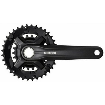 SHIMANO Kliky SHIMANO FC-MT210-2, 175mm 36-22 zubů, černé, 9 speed